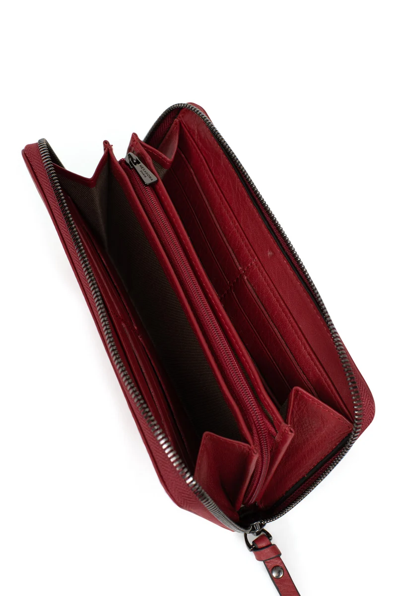 Portefeuille long - Stop RFID - Cuir