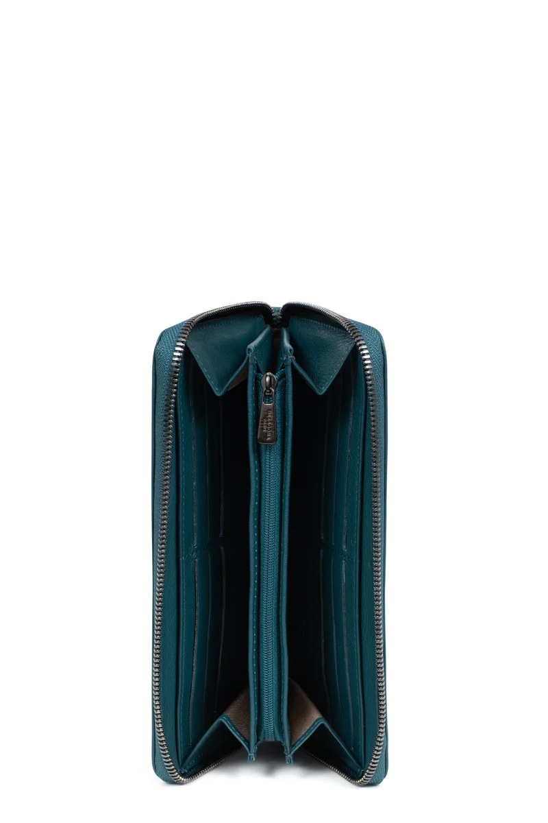 Portefeuille long - Stop RFID - Cuir