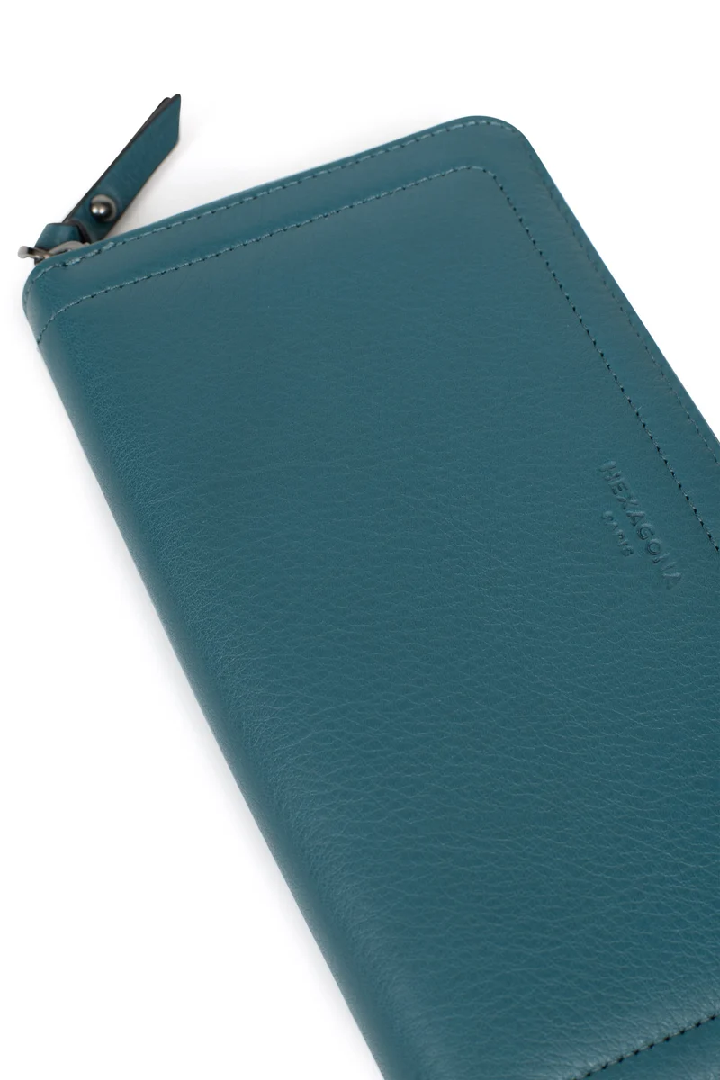 Portefeuille long - Stop RFID - Cuir