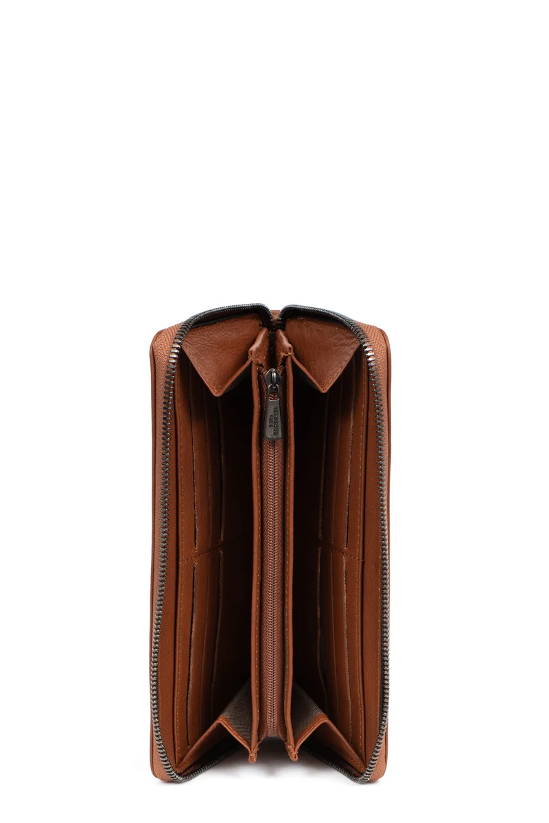 Portefeuille long - Stop RFID - Cuir
