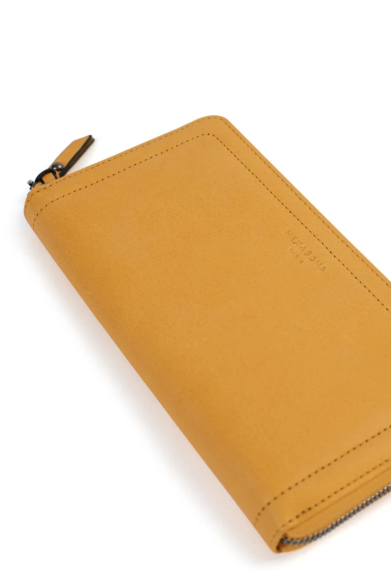 Portefeuille long - Stop RFID - Cuir