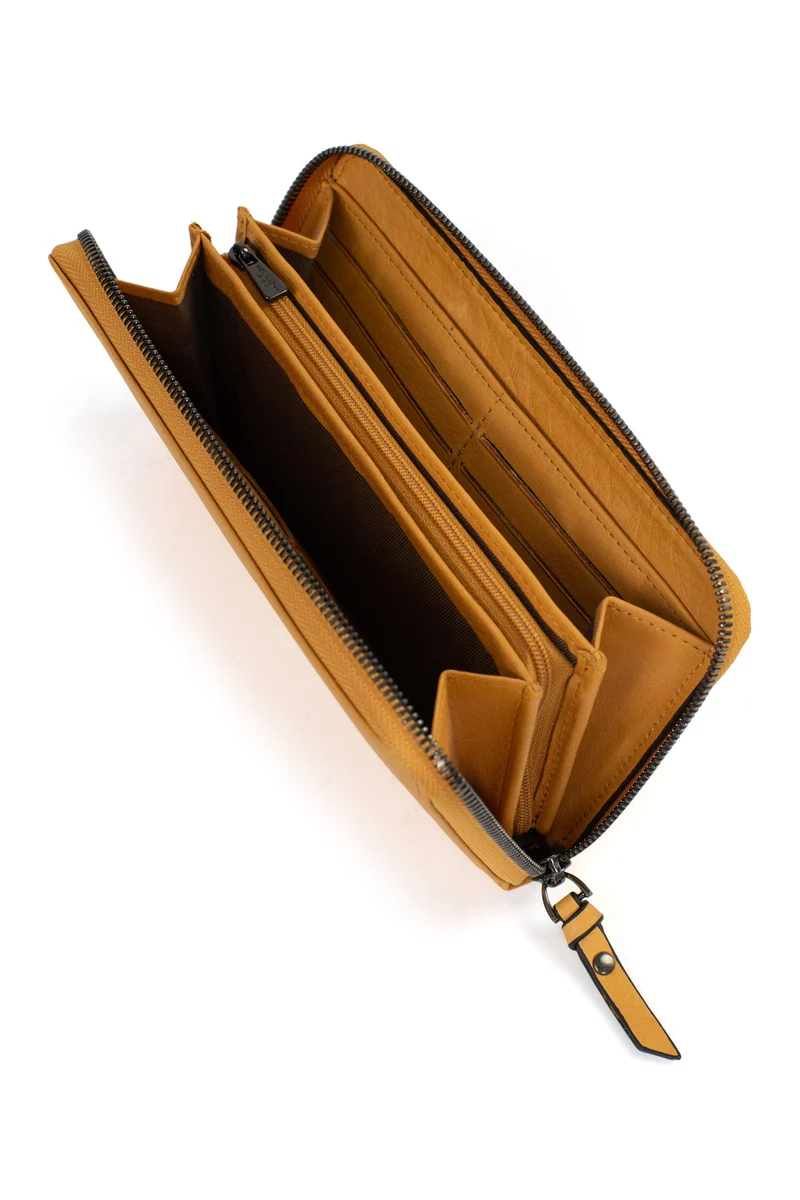 Portefeuille long - Stop RFID - Cuir