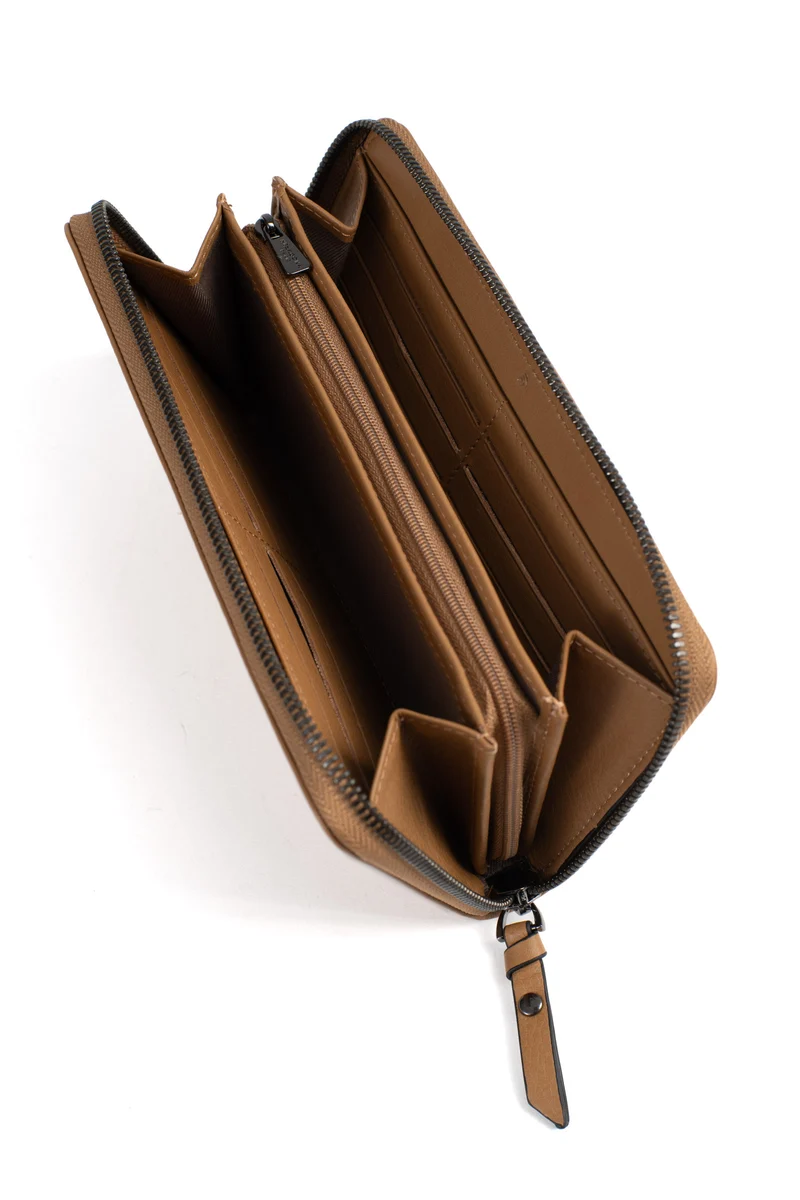Portefeuille long - Stop RFID - Cuir