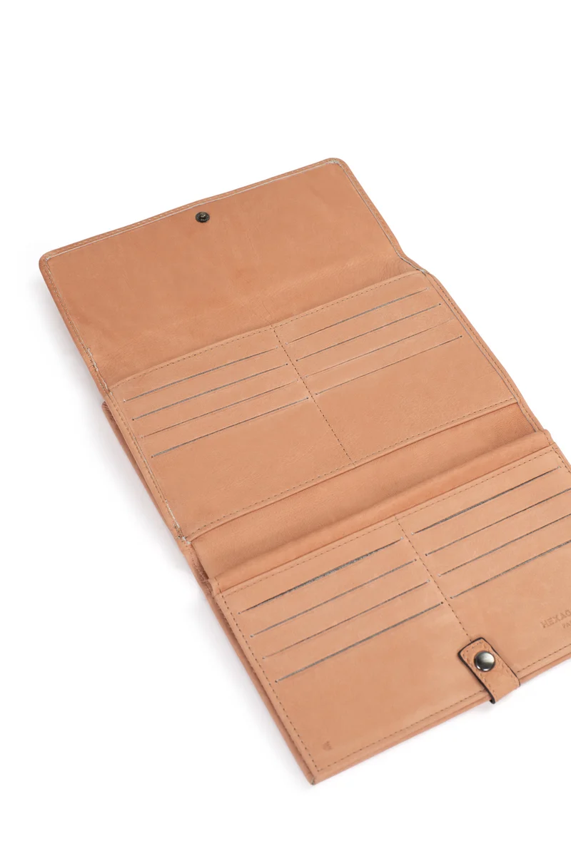 Compagnon de voyage - 2 volets - Stop RFID - Cuir