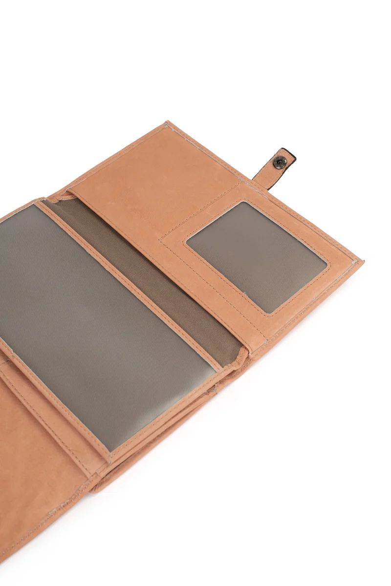 Compagnon de voyage - 2 volets - Stop RFID - Cuir