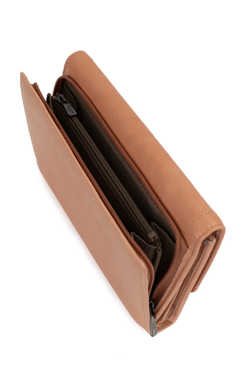 Compagnon de voyage - 2 volets - Stop RFID - Cuir