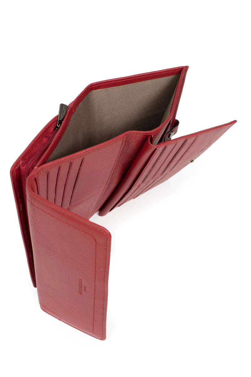 Compagnon de voyage - 2 volets - Stop RFID - Cuir