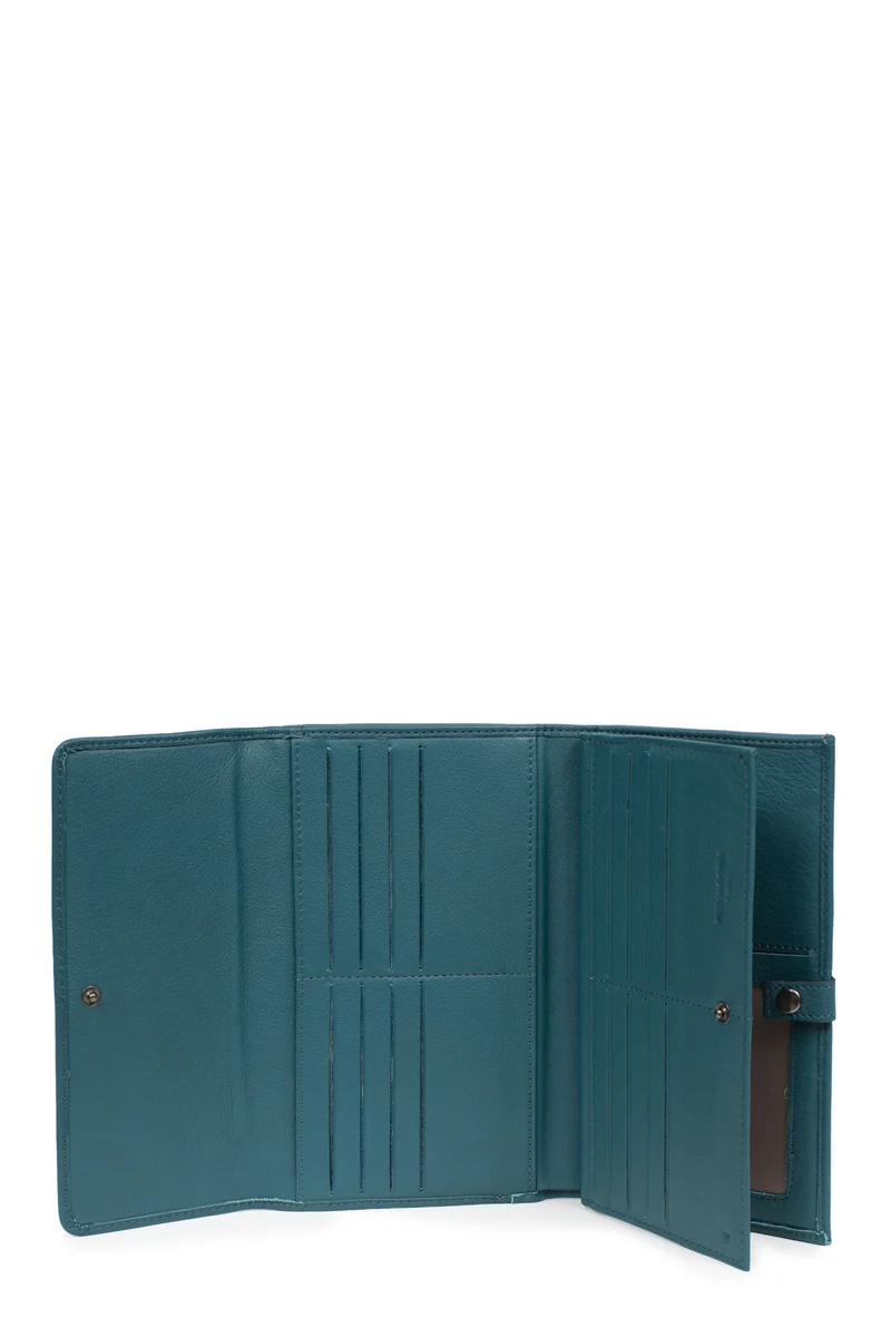 Compagnon de voyage - 2 volets - Stop RFID - Cuir