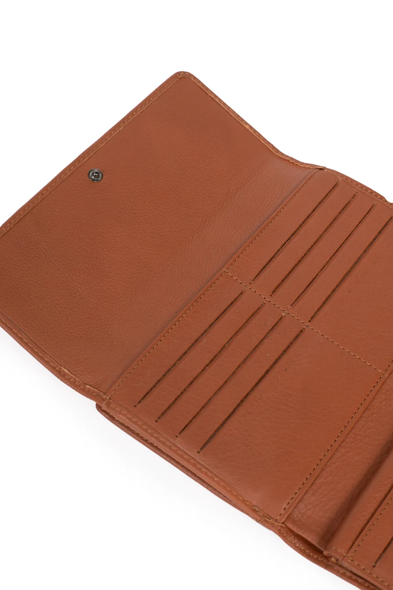 Compagnon de voyage - 2 volets - Stop RFID - Cuir