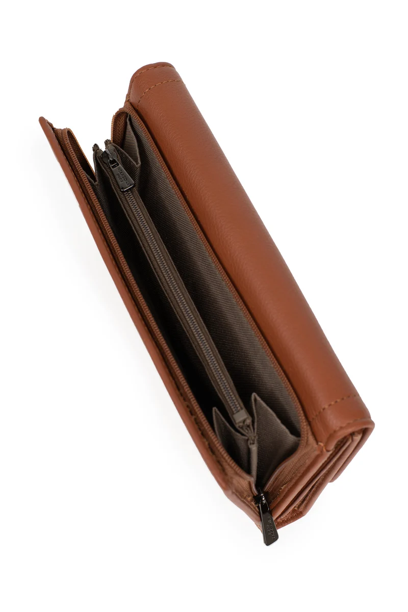 Compagnon de voyage - 2 volets - Stop RFID - Cuir