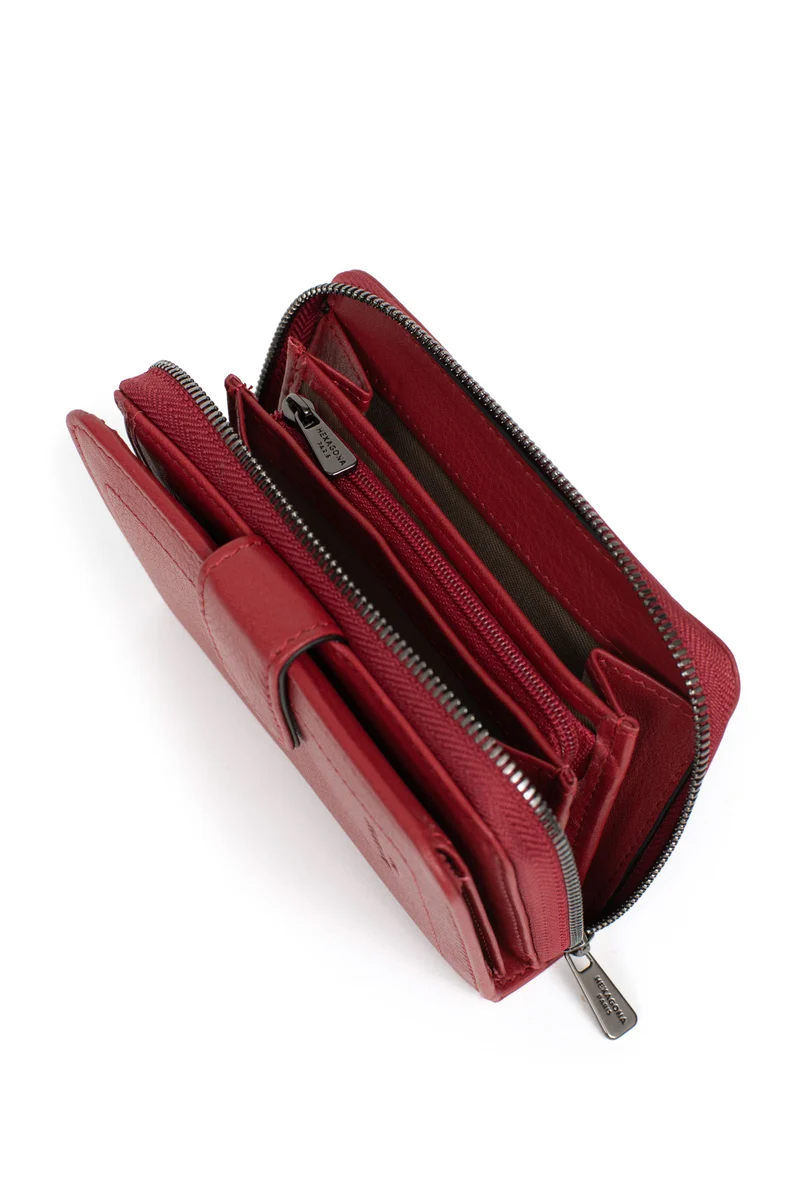 Portefeuille - 2 volets - Stop RFID - Cuir