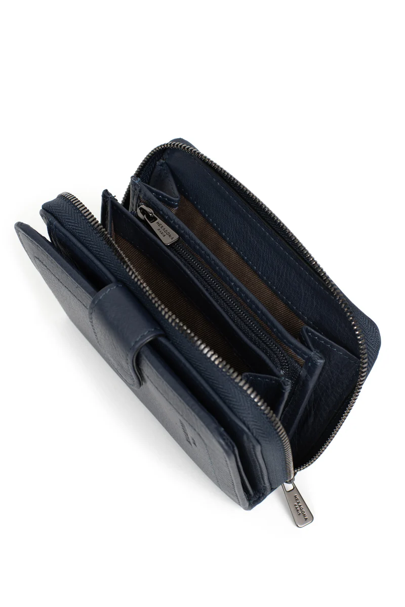 Portefeuille - 2 volets - Stop RFID - Cuir