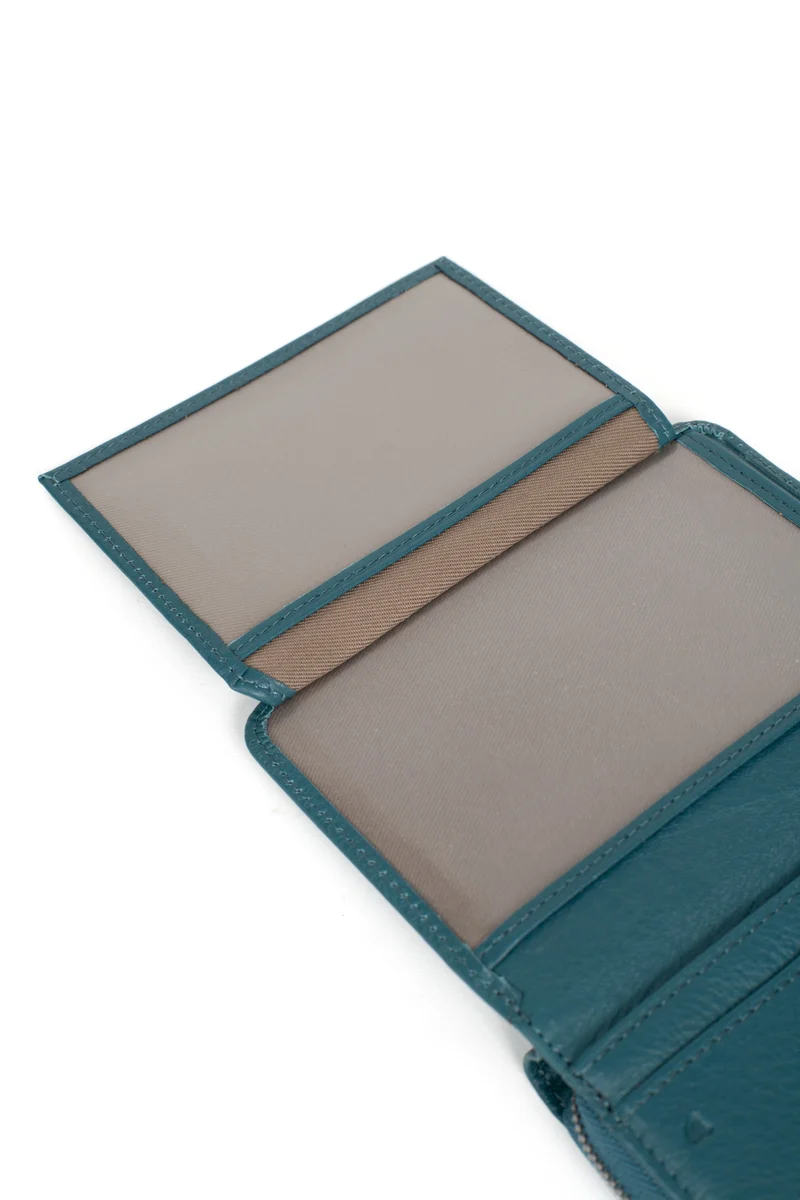 Portefeuille - 2 volets - Stop RFID - Cuir
