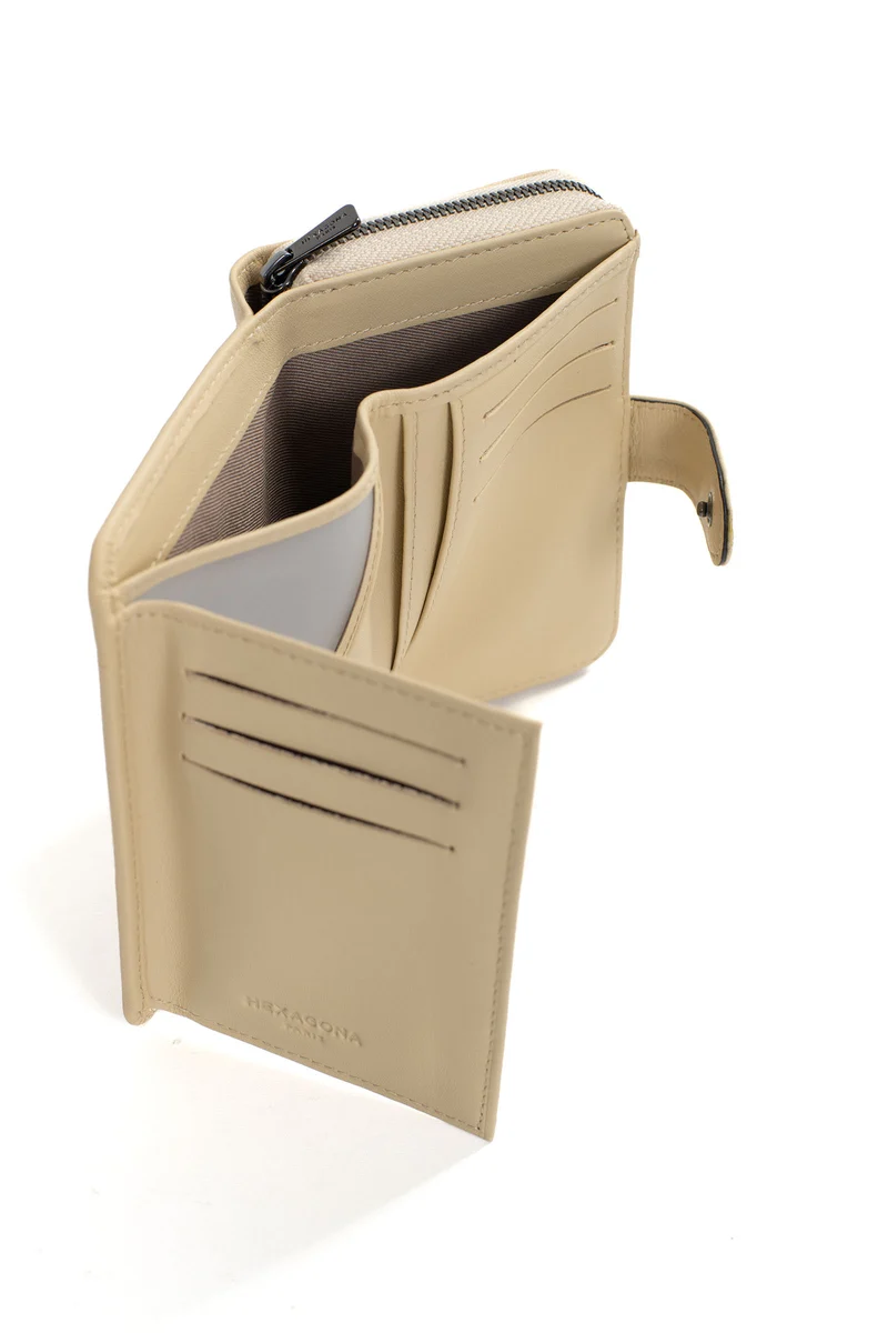Portefeuille - 2 volets - Stop RFID - Cuir