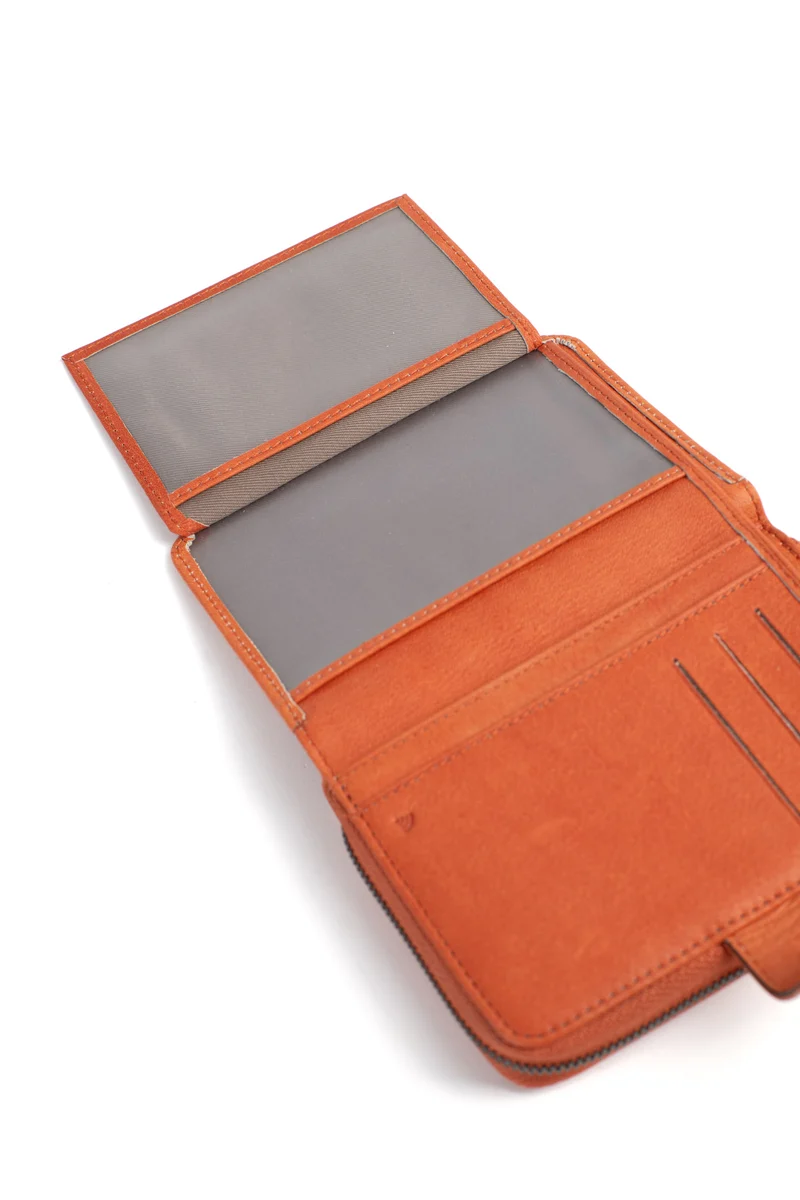 Portefeuille - 2 volets - Stop RFID - Cuir