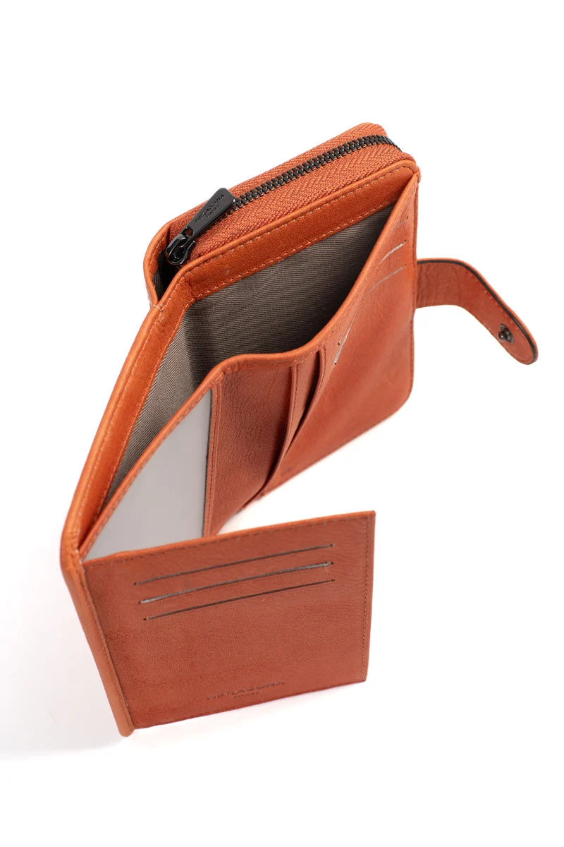 Portefeuille - 2 volets - Stop RFID - Cuir