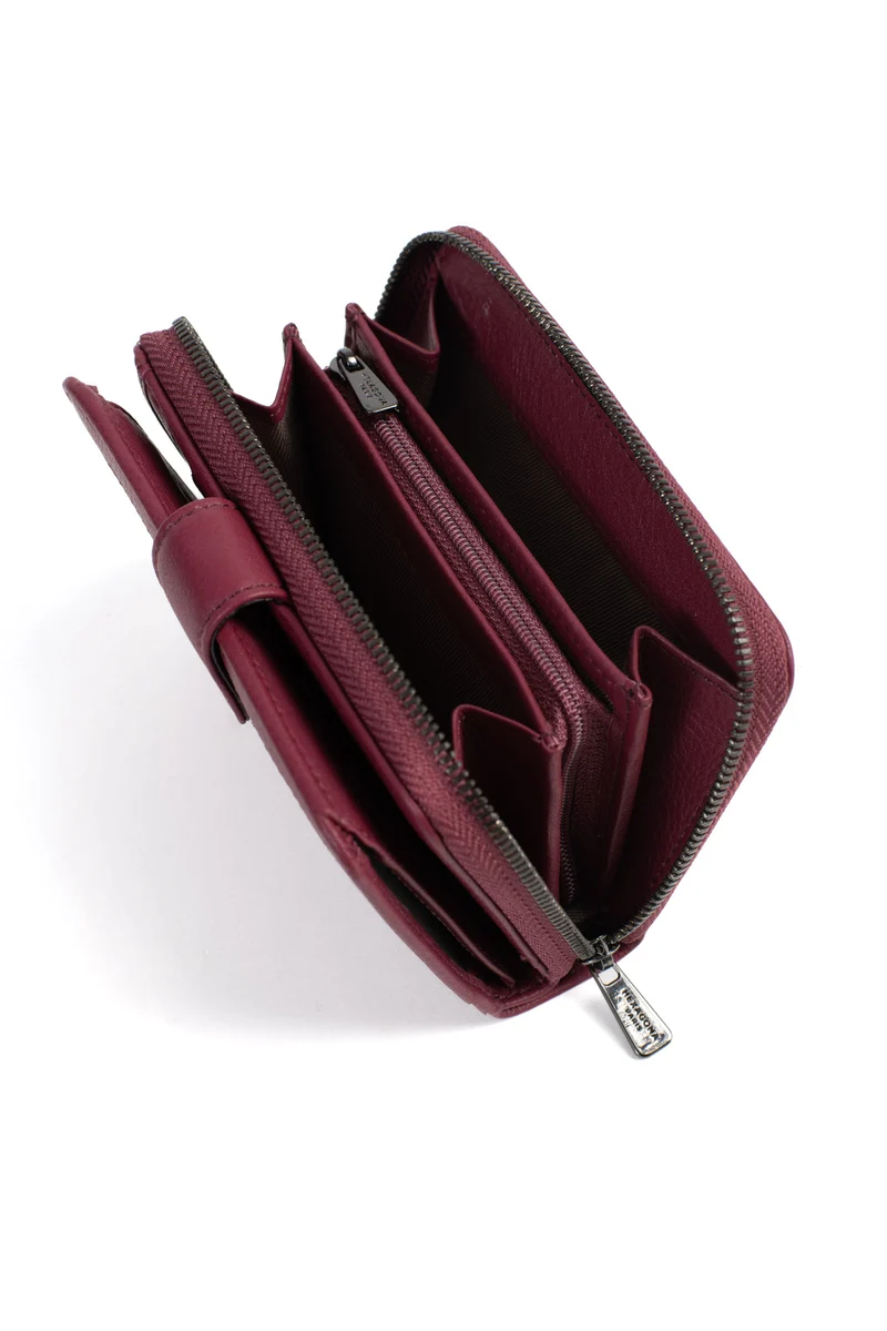 Portefeuille - 2 volets - Stop RFID - Cuir