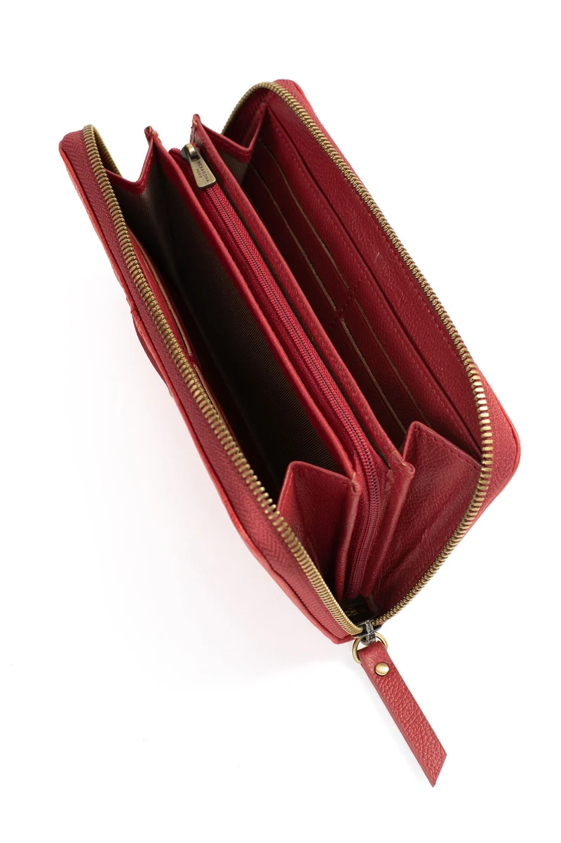 Portefeuille long - Stop RFID - Cuir
