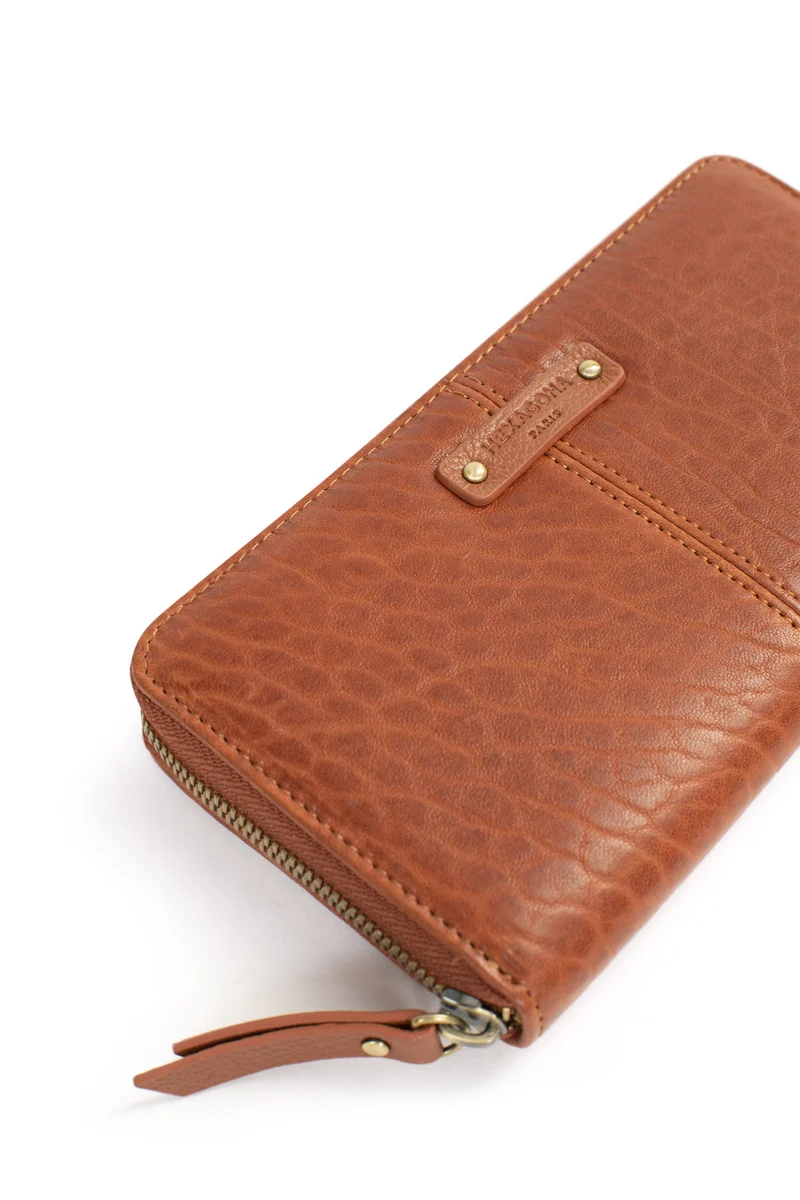 Portefeuille long - Stop RFID - Cuir
