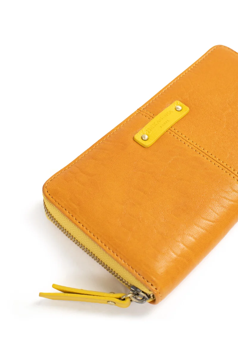 Portefeuille long - Stop RFID - Cuir