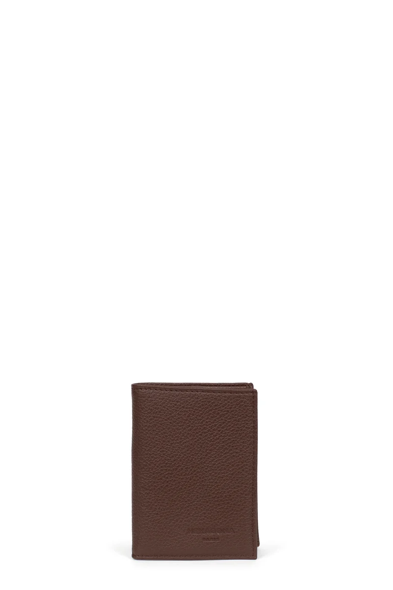 Porte-cartes - 1 volet - Cuir