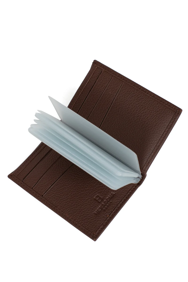 Porte-cartes - 1 volet - Cuir