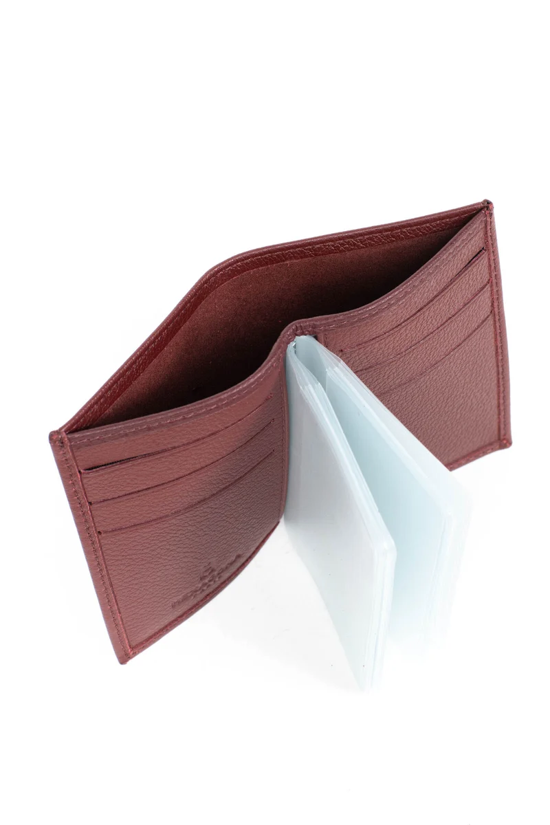 Porte-cartes - 1 volet - Cuir