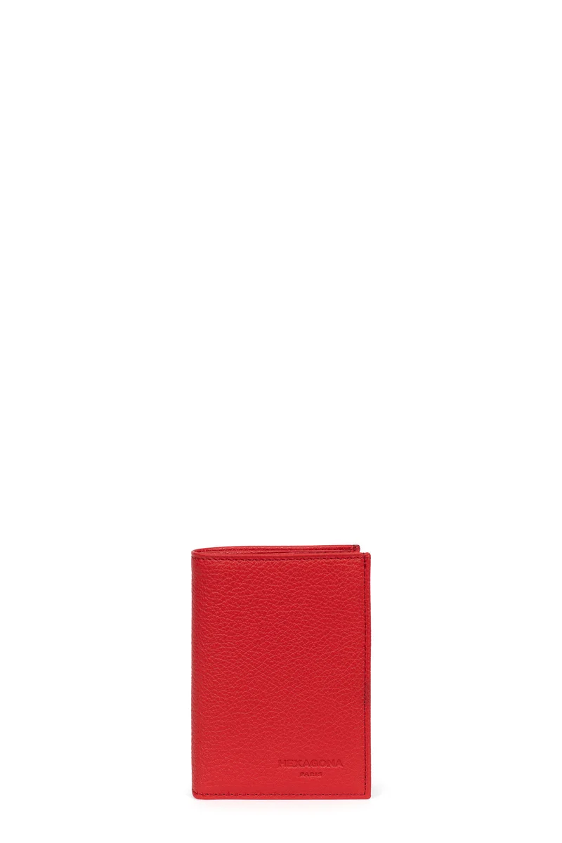 Porte-cartes - 1 volet - Cuir