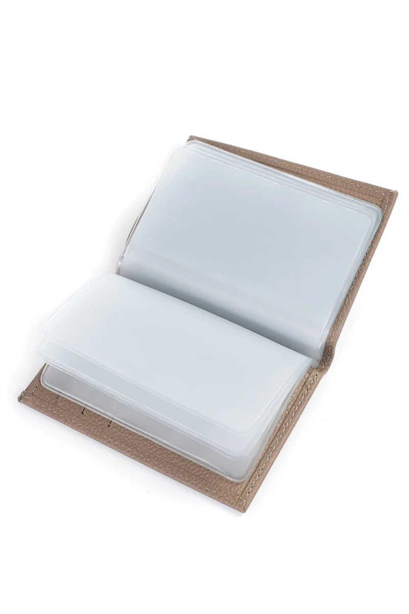 Porte-cartes - 1 volet - Cuir