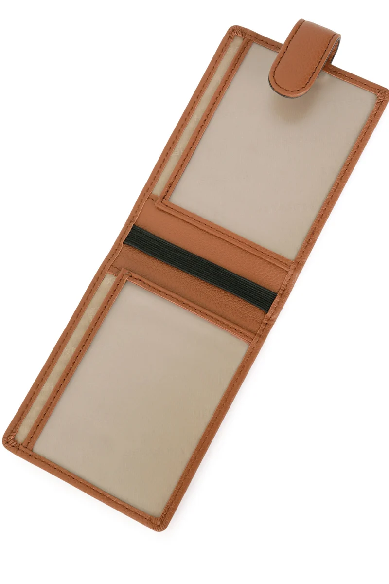 Porte-cartes - 1 volet - Cuir