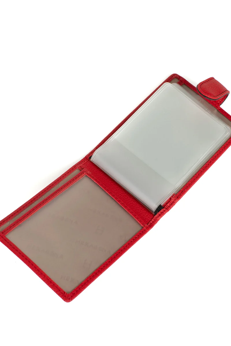Porte-cartes - 1 volet - Cuir