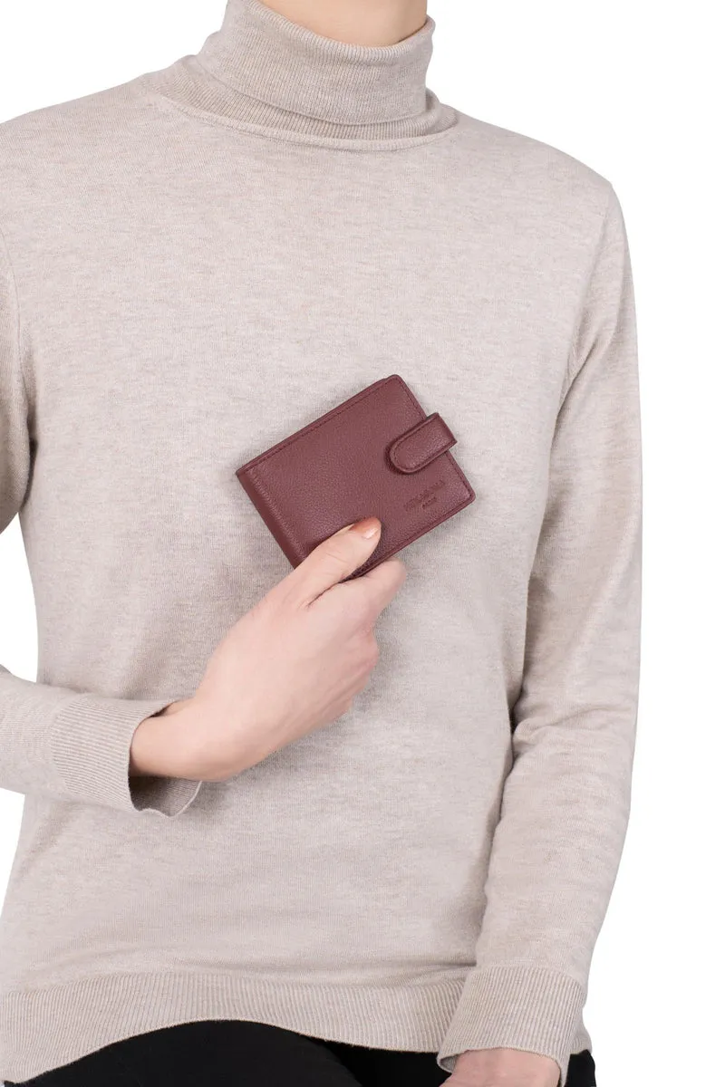 Porte-cartes - 1 volet - Cuir