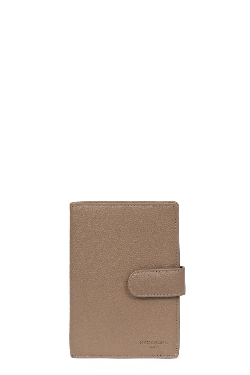 Portefeuille européen - 2 volets - Cuir