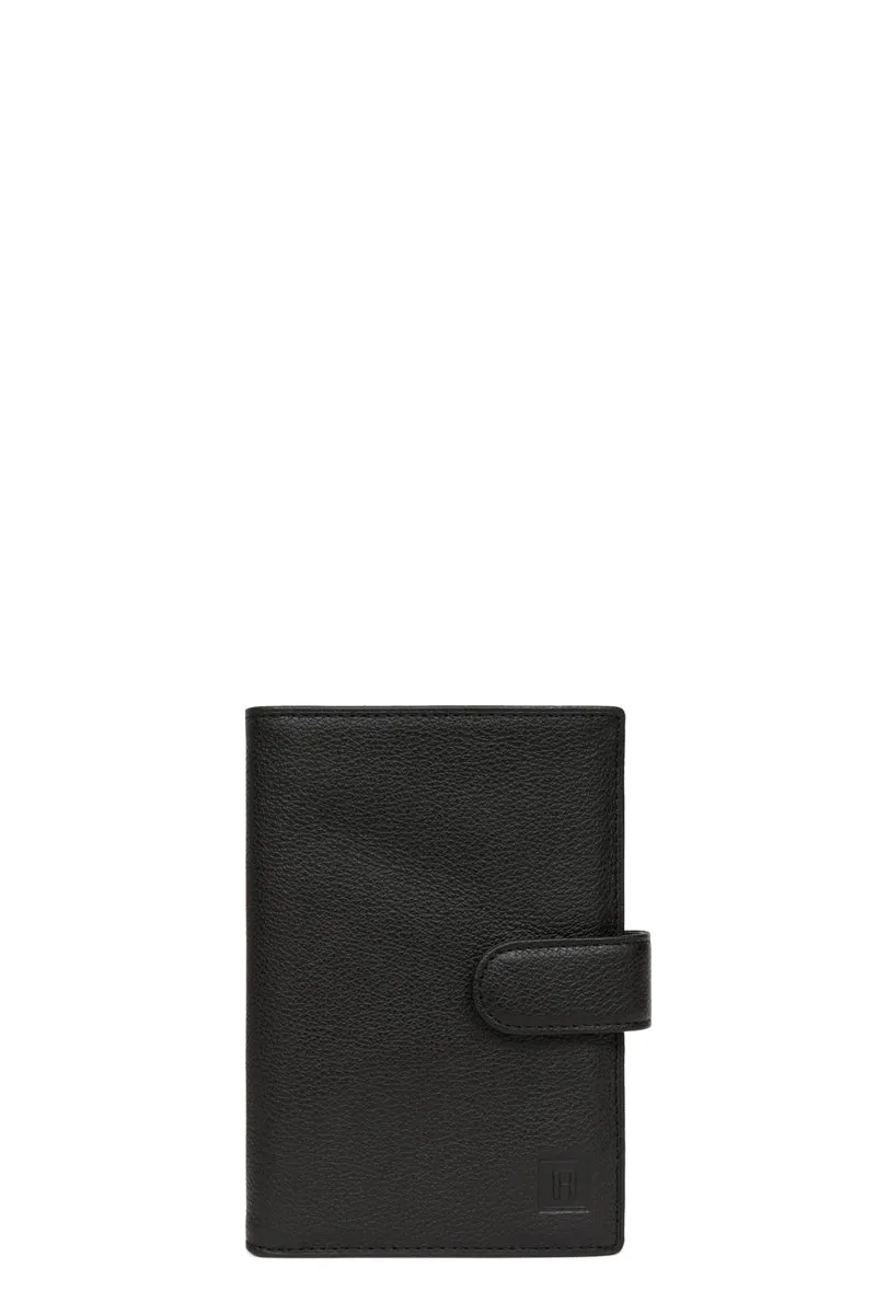 Portefeuille européen - 2 volets - Cuir