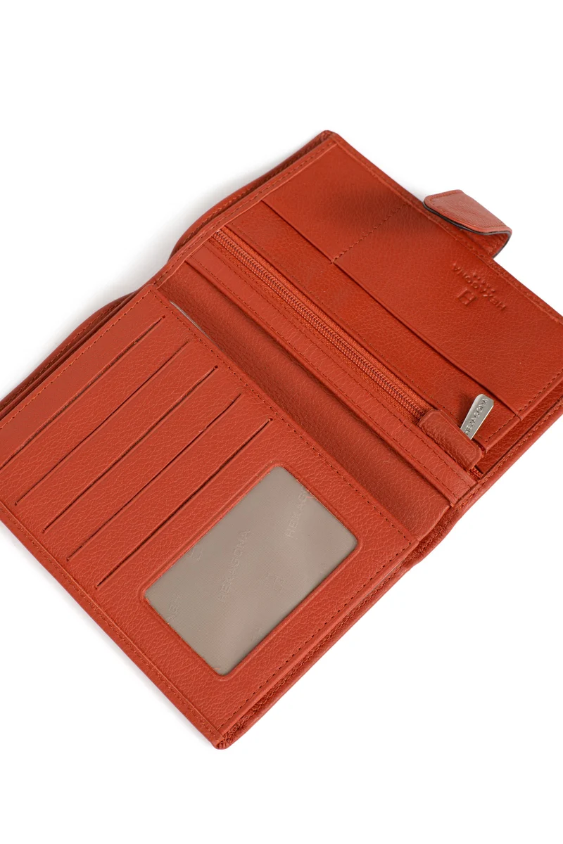 Portefeuille européen - 2 volets - Cuir