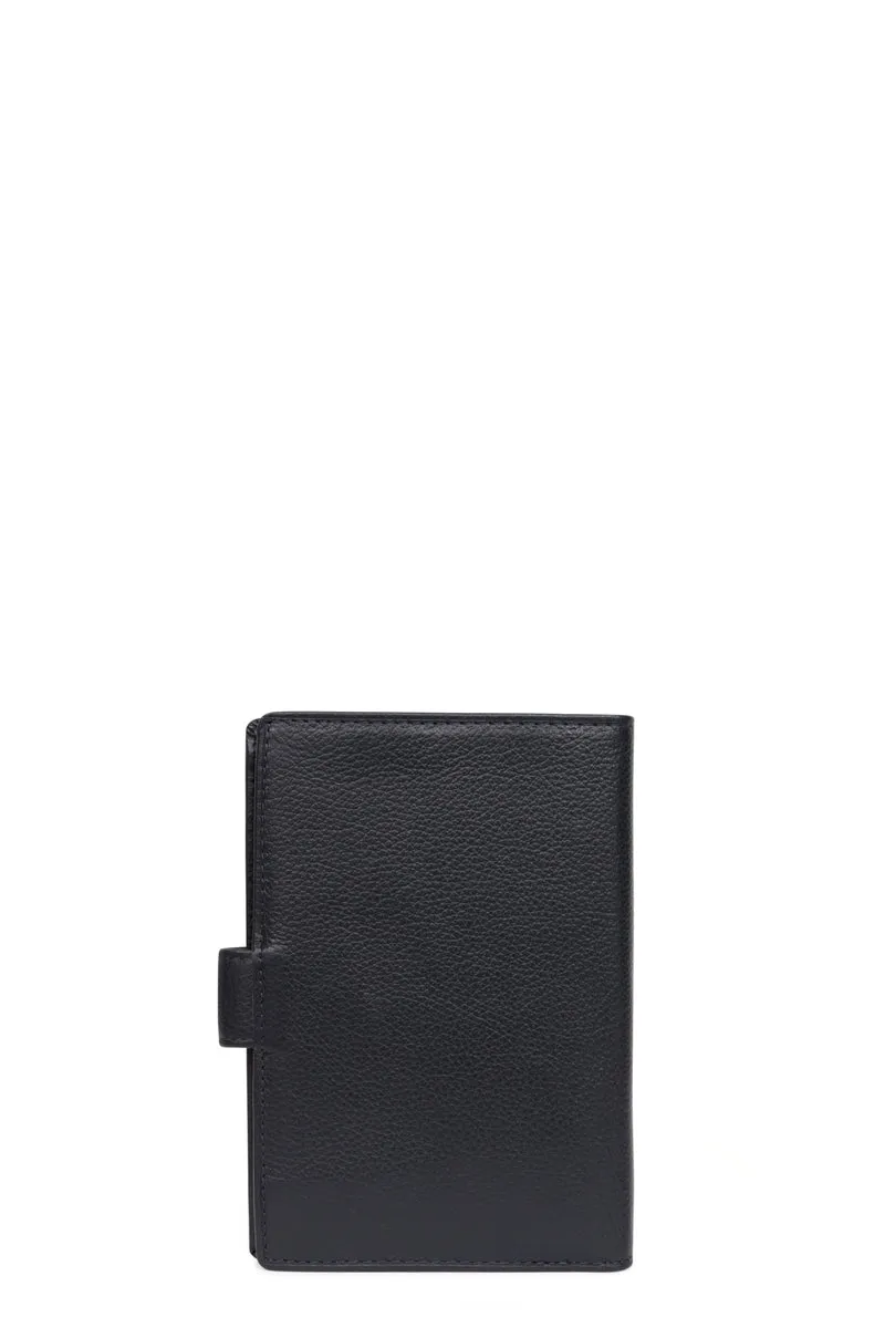 Portefeuille européen - 2 volets - Cuir