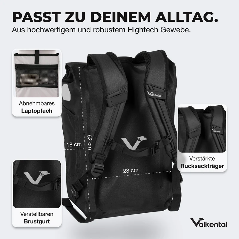 UrbanX 2.0 - Sacoche de vélo et sac à dos 2 en 1 pour la ville