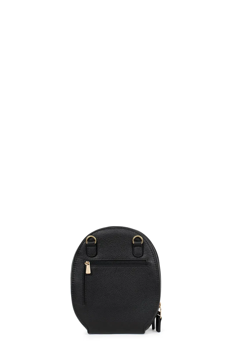 Pochette téléphone avec porte-cartes - Stop RFID - Cuir