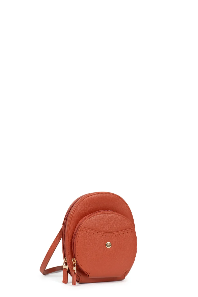 Pochette téléphone avec porte-cartes - Stop RFID - Cuir