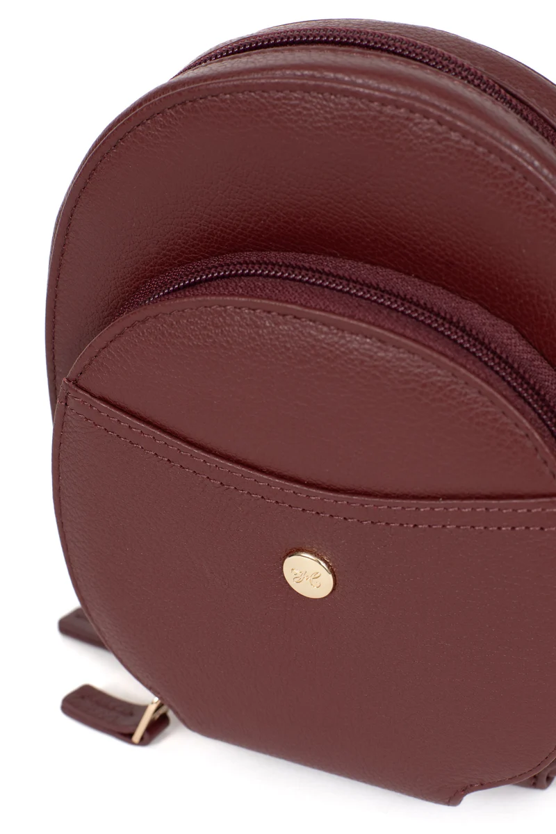 Pochette téléphone avec porte-cartes - Stop RFID - Cuir