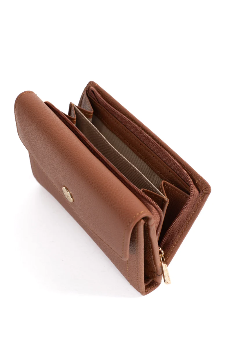 Portefeuille - 1 volet - Stop RFID - Cuir