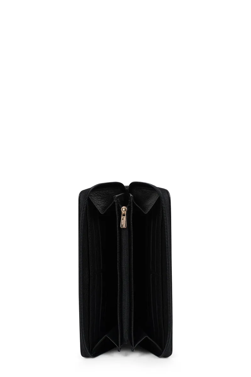 Portefeuille long - Stop RFID - Cuir