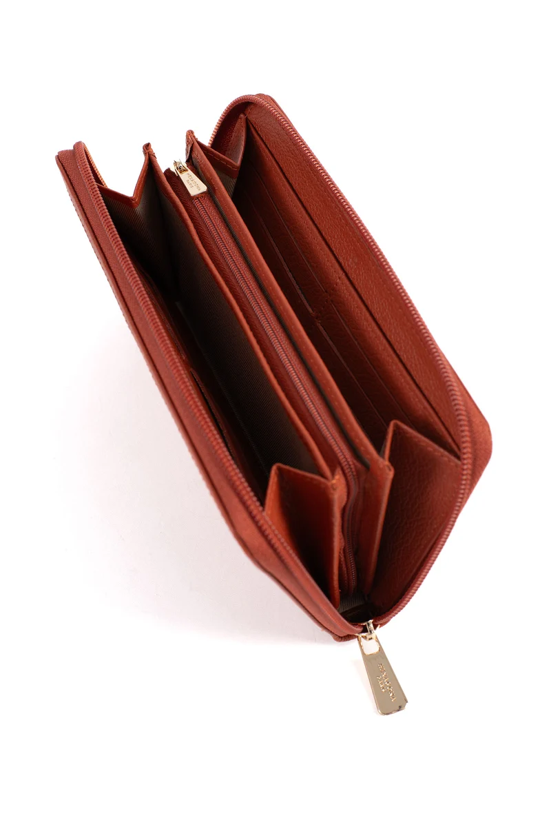 Portefeuille long - Stop RFID - Cuir