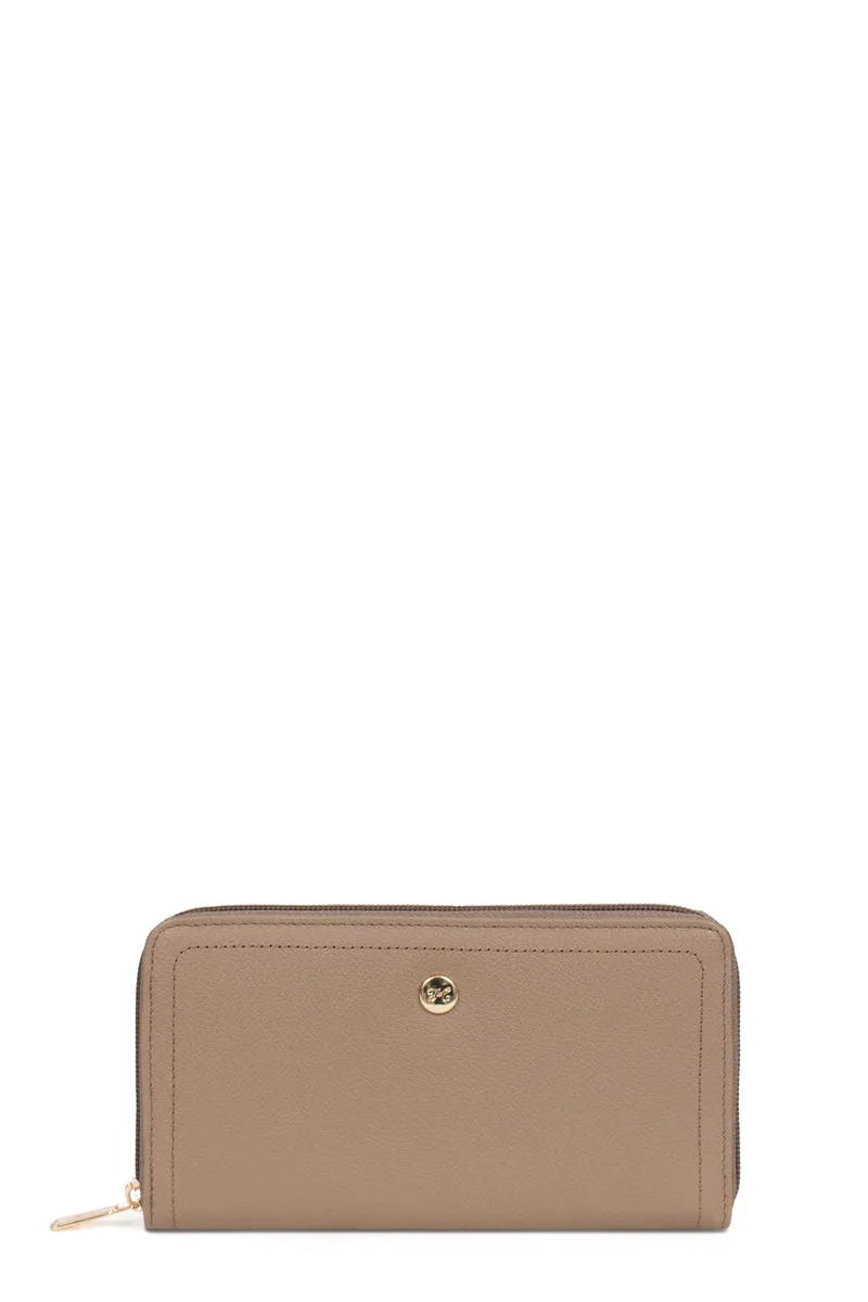 Portefeuille long - Stop RFID - Cuir