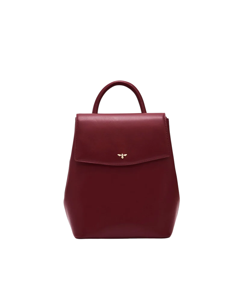 Laura Small Backpack in Burgundy