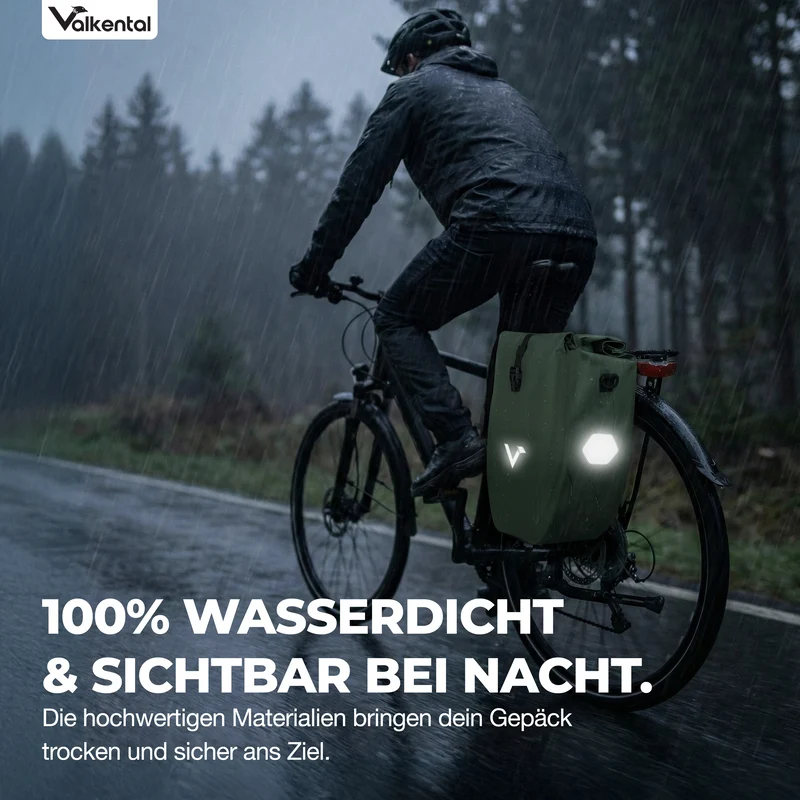 Sac à vélo - grand sac de porte-bagages imperméable
