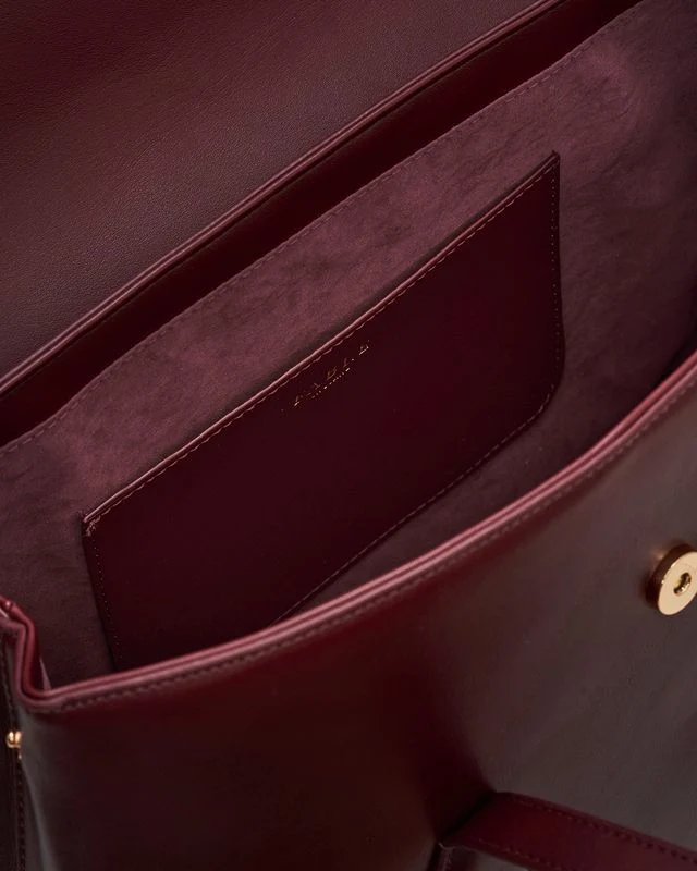 Romilly Shoulder Bag in Burgundy