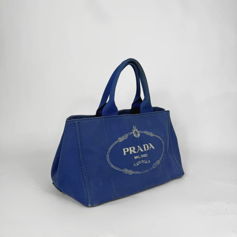 Prada Sac fourre-tout en toile Canapa