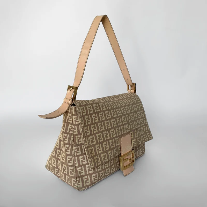 Fendi Pochette Toile Mamma Zucca