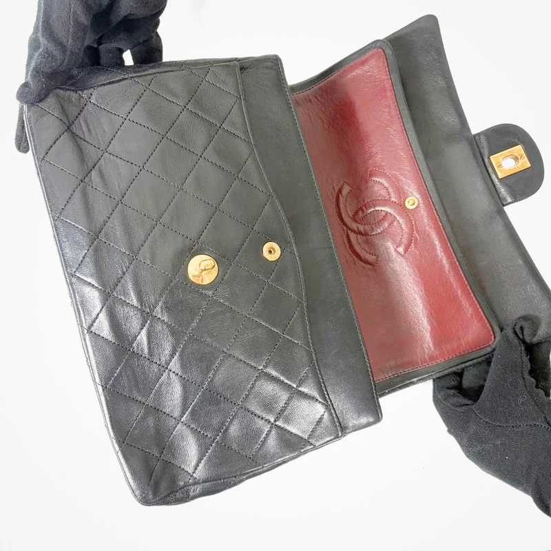 Chanel Moyenne Double Classic Flap Bag